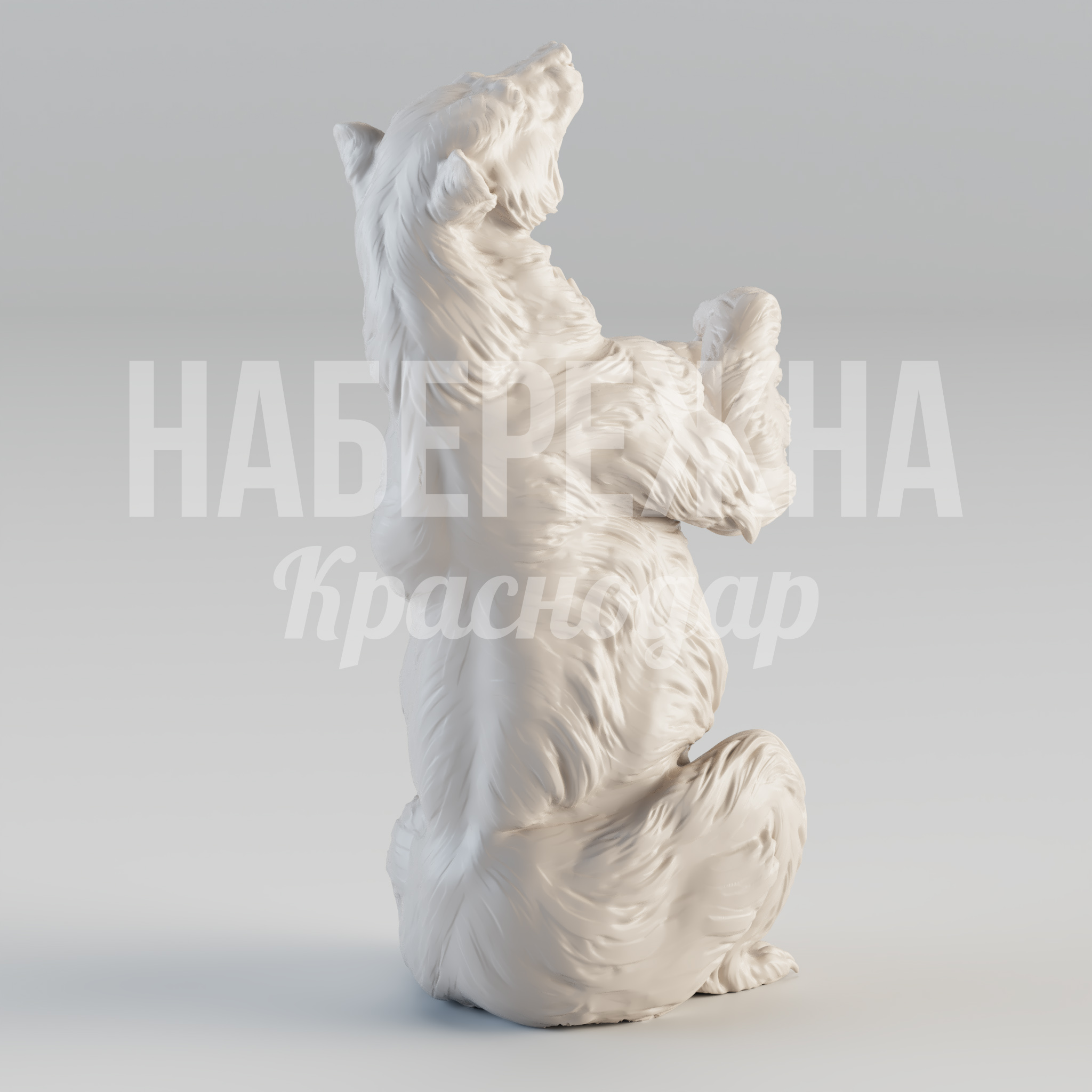 Медведь Okvo — купить, STF-24.005 | Набережна Медведь Okvo - заказать, Животные, Стеклопластик