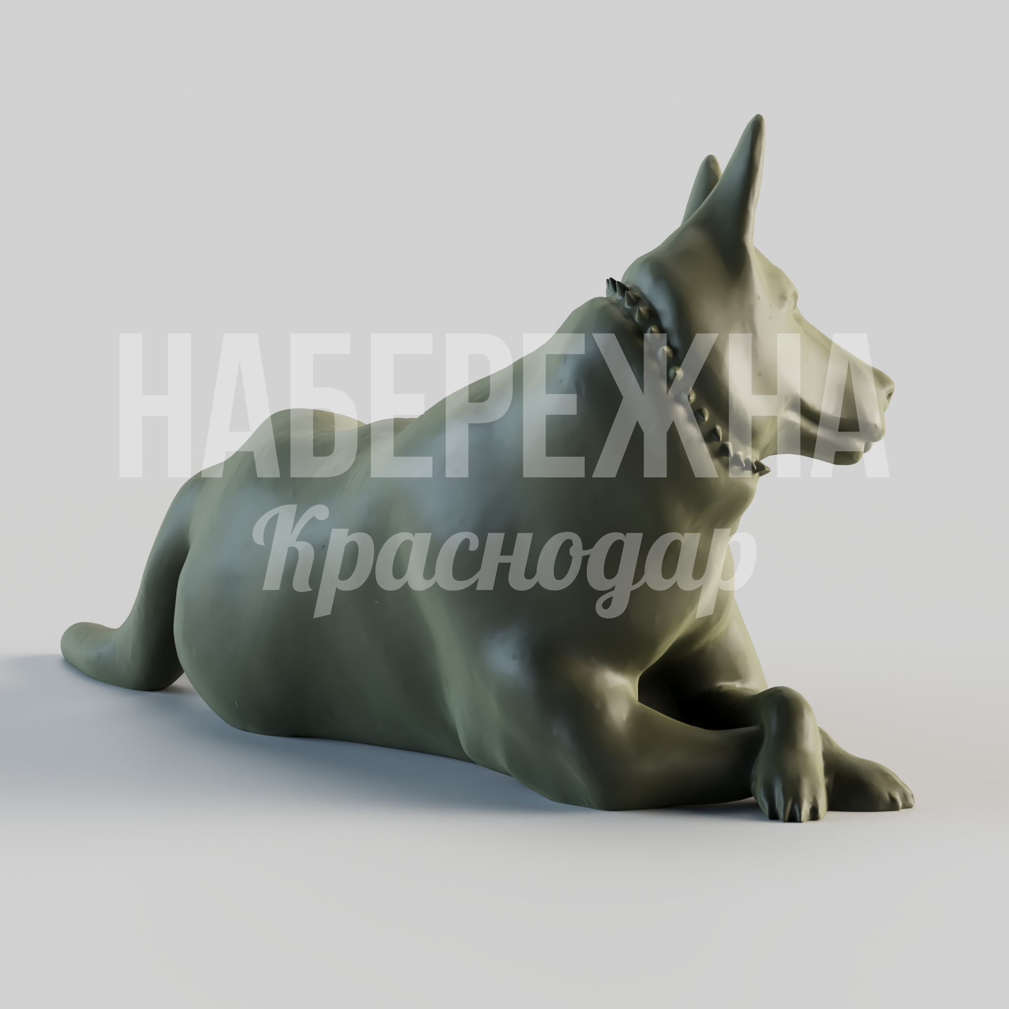 Пес Rokki - купить, 2000x900x1120 мм, Стеклопластик