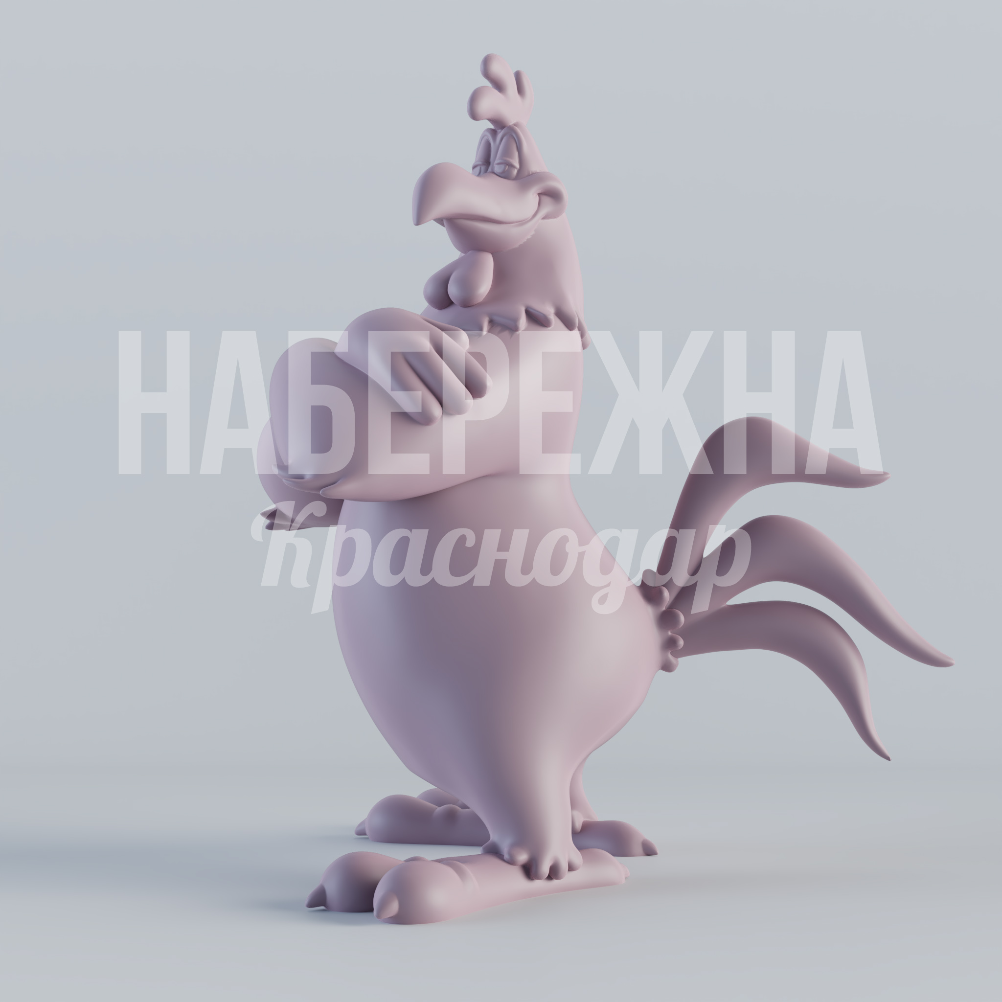 Фоггорн Леггорн - заказать, Персонажи, Стеклопластик