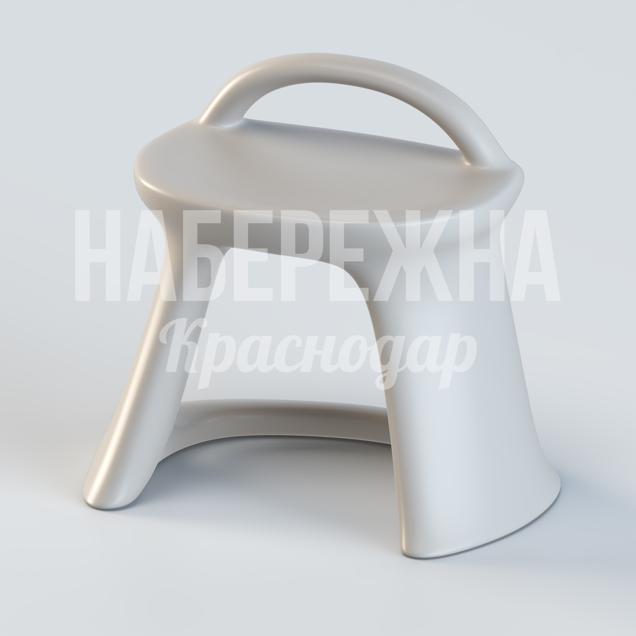 Стул Luvku Pia 590x780x720 мм. STM-22.018 Стул с эргономичной спинкой и ручкой для переноски. Устойчив к влаге и УФ-лучам. Для кафе и зон отдыха.