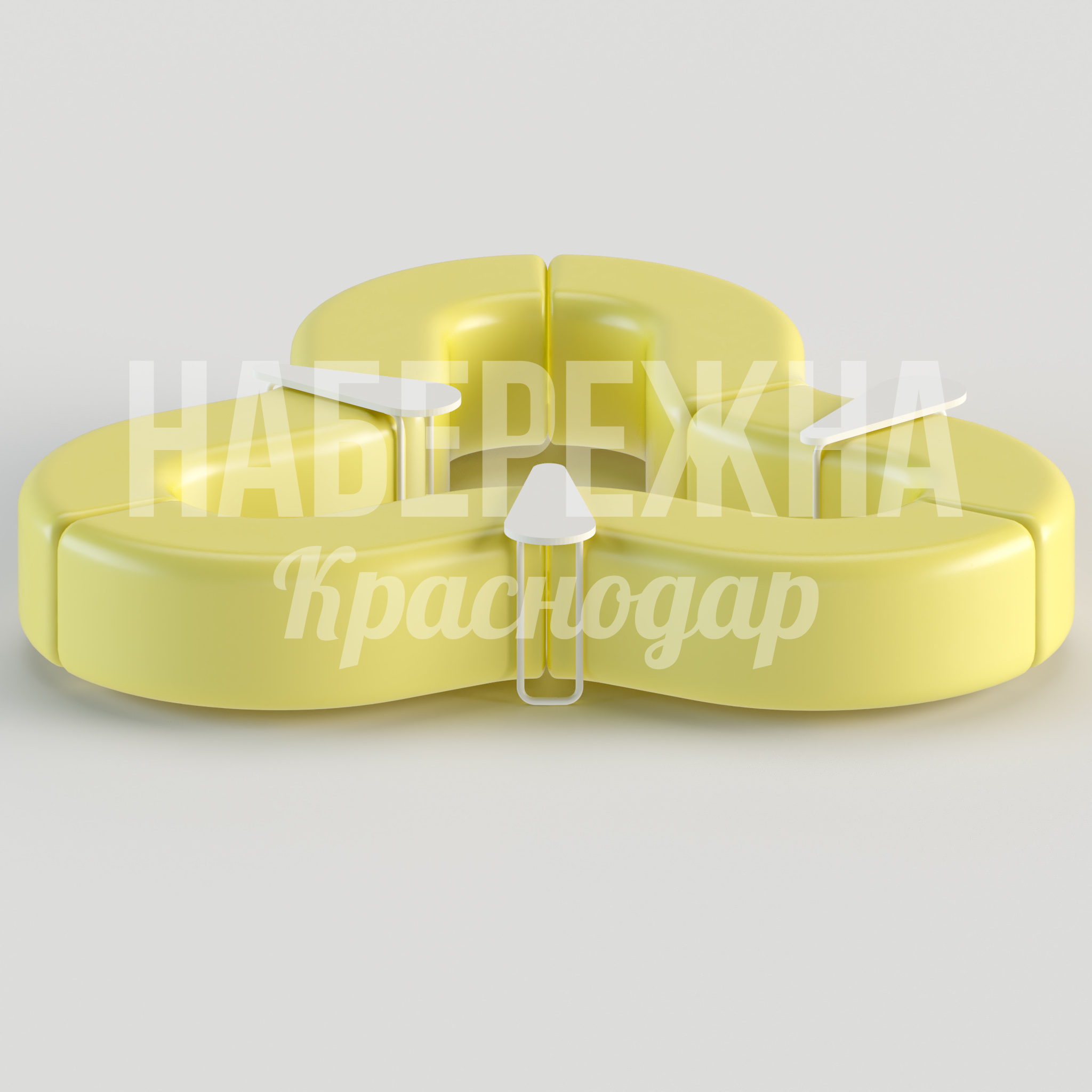 Диван Gepe — купить, STM-24.010 | Набережна Диван Gepe - купить, 2500x3000x450 мм, Металл