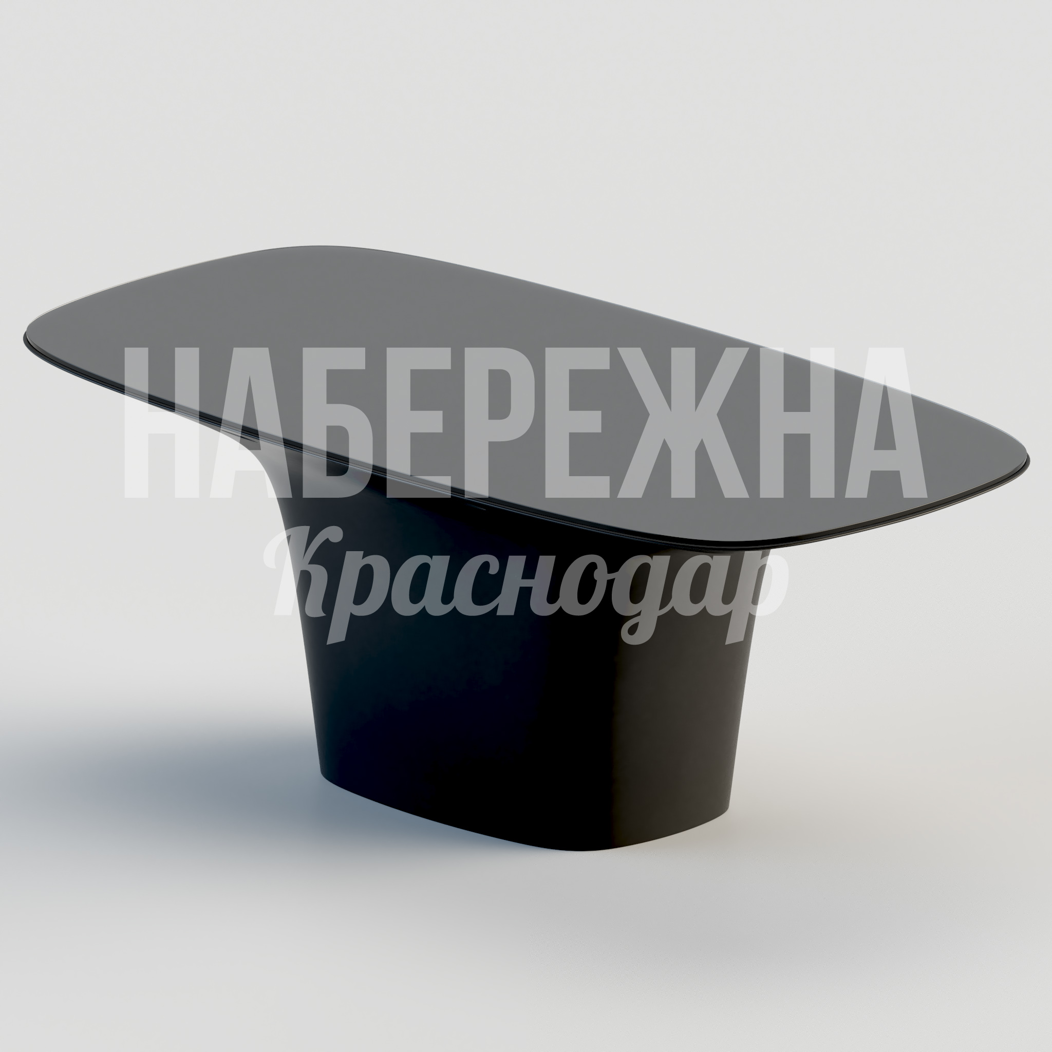 Столик Gui — купить, STM-24.043-1 | Набережна Столик Gui 1000x1930x720 мм. STM-24.043-1 Стол с обтекаемой столешницей и устойчивой конструкцией. Подходит для парков, скверов и зон отдыха.