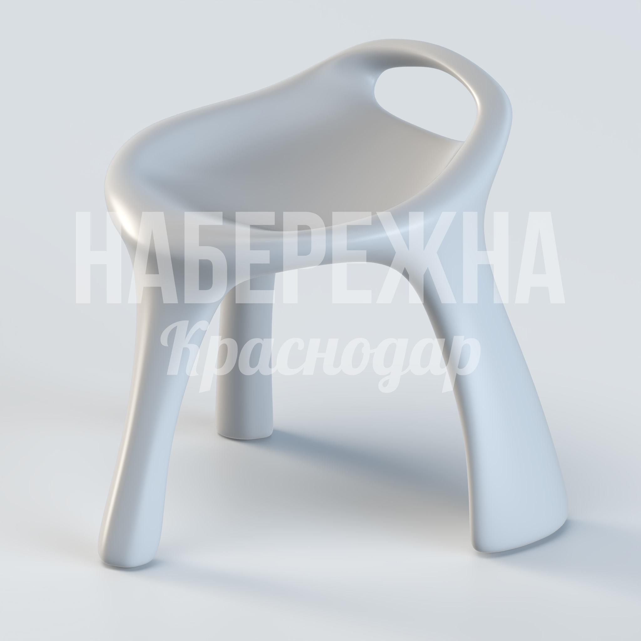 Табурет Pia Cuypoidbi 670x700x550 мм. SYN-22.001 Табурет с обтекаемой формой и высокой спинкой. Выдерживает интенсивные нагрузки в парках и общественных зонах.