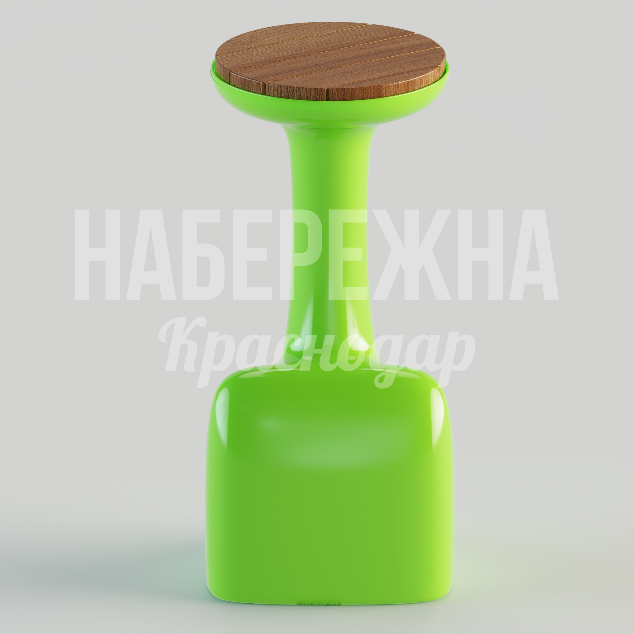 Барный стул Åkbojde - купить, 400x400x750 мм, Дерево, Стеклопластик