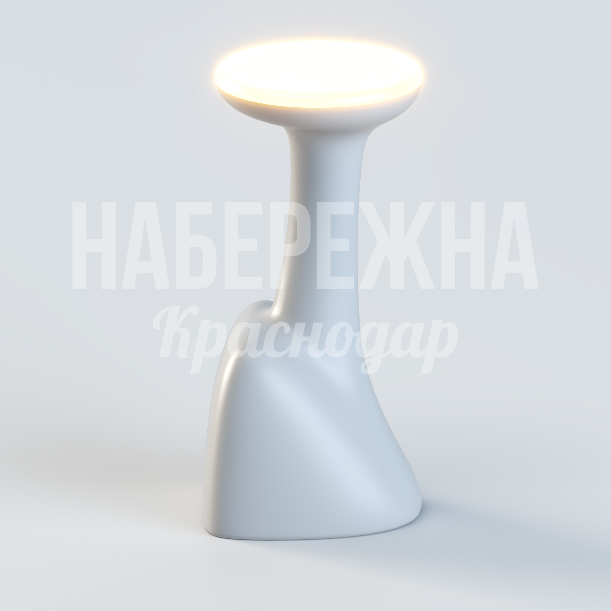 Барный стул Duyceji — купить, UST-20.022-3 | Набережна Барный стул Duyceji - купить, 400x400x750 мм, Подсветка, Стеклопластик