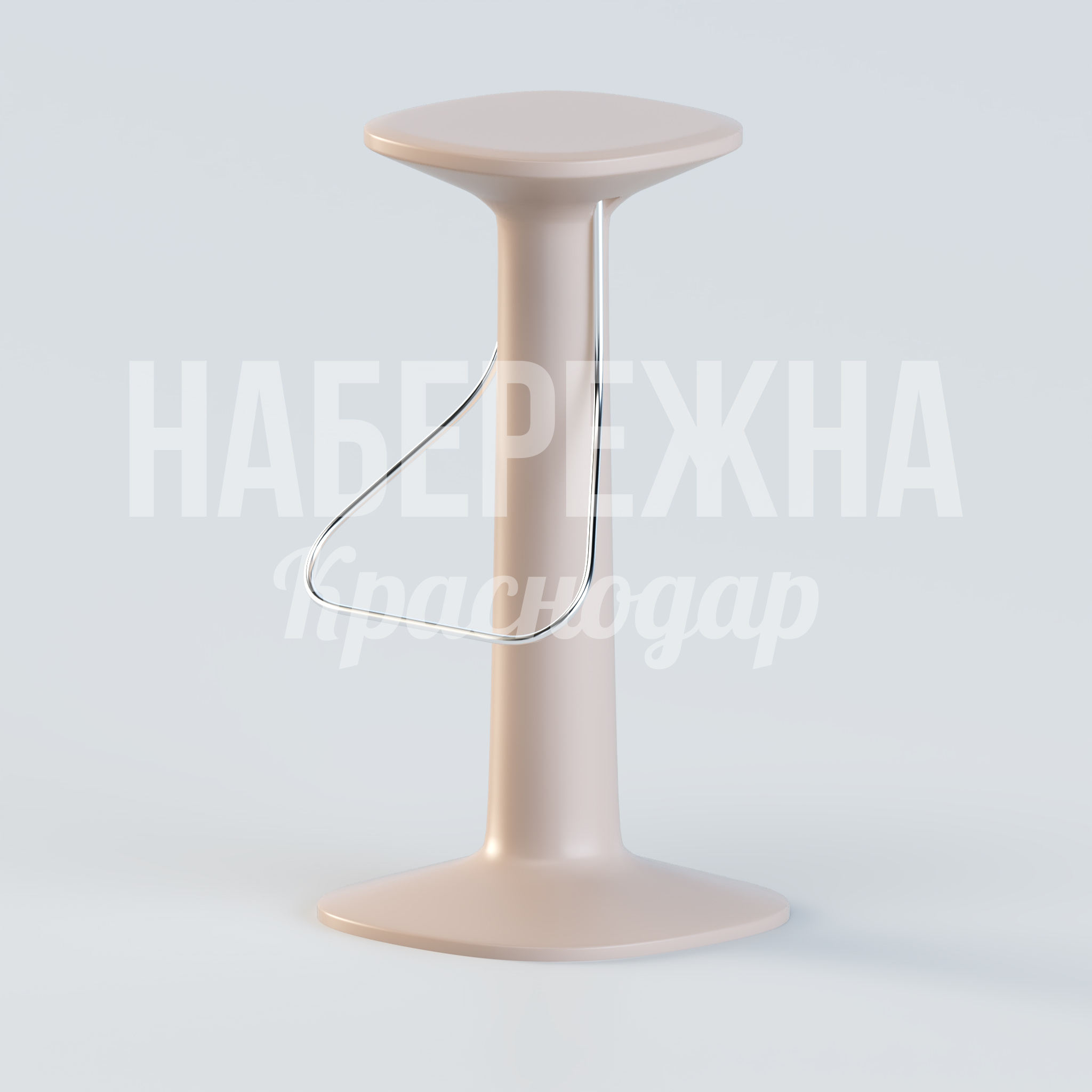 Барный стул Ötkosdo — купить, UST-20.068 | Набережна Барный стул Ötkosdo 400x400x750 мм. UST-20.068 Барный стул с хромированной подножкой и прочным корпусом, доступен в 200+ цветах RAL для любого интерьера.