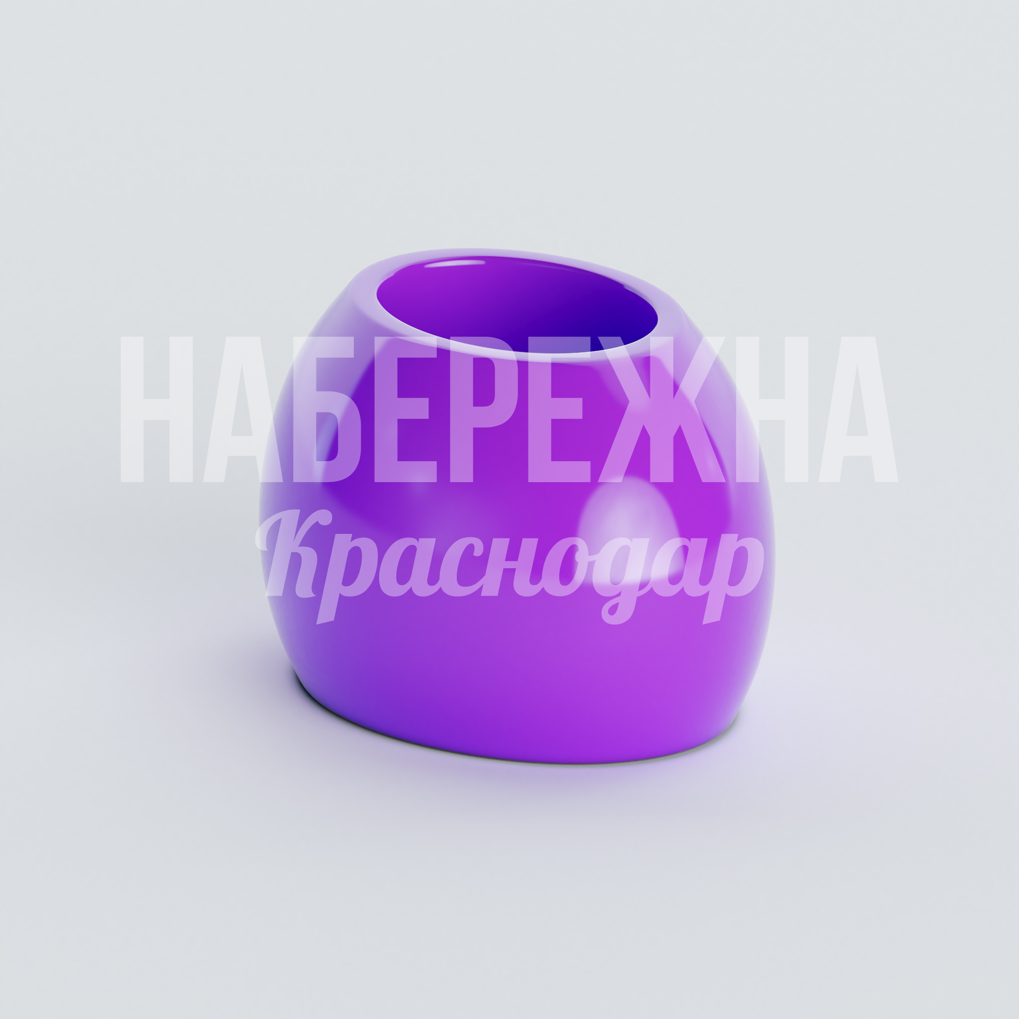 Вазон Upfidta 400x550x320 мм. ZVA-20.002 Вазон для озеленения территорий с защитой от УФ-излучения и коррозии. Доступен в 200+ цветах RAL.