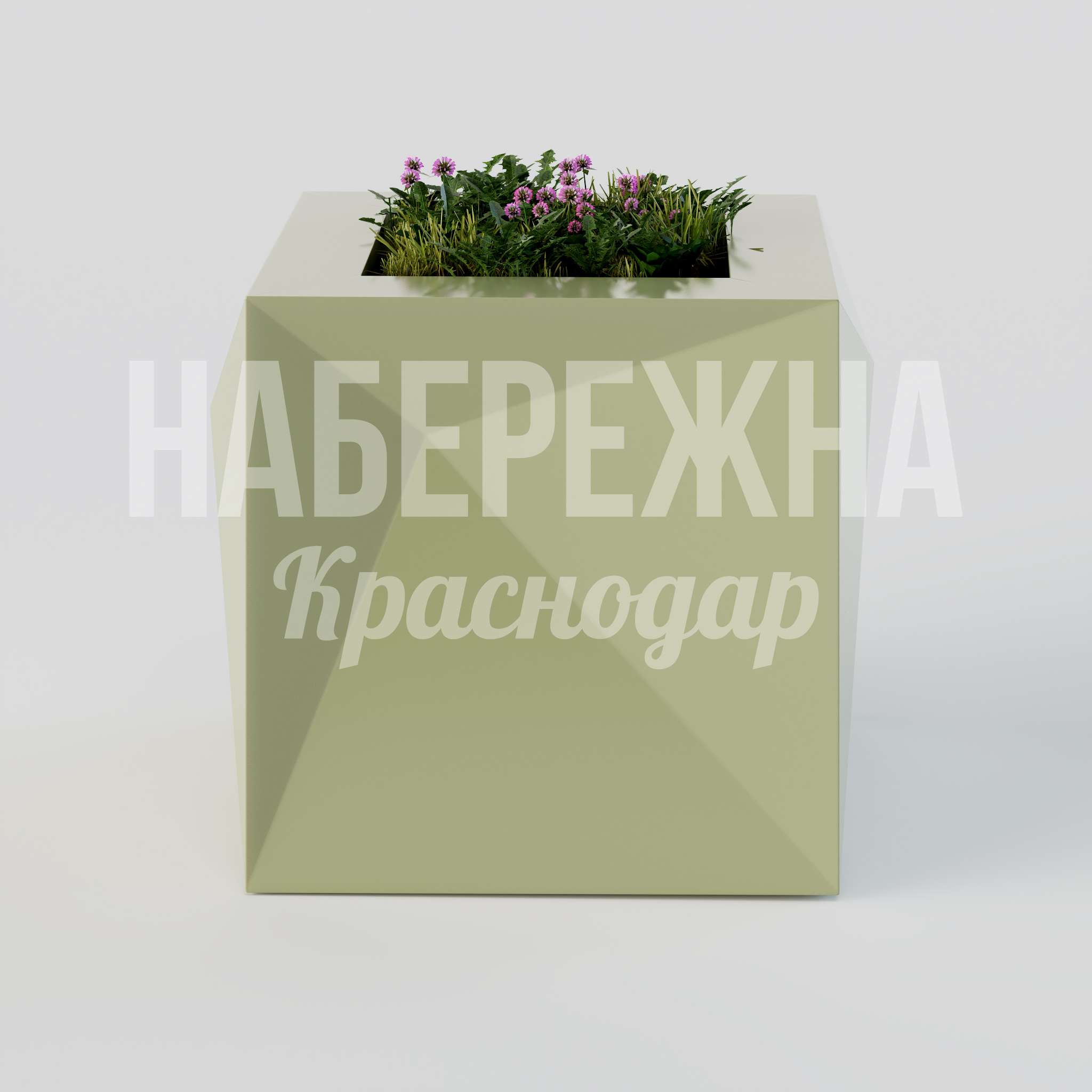 Вазон Heujvushö — купить, ZVA-20.016 | Набережна Вазон Heujvushö - купить, 400x470x400 мм, Стеклопластик