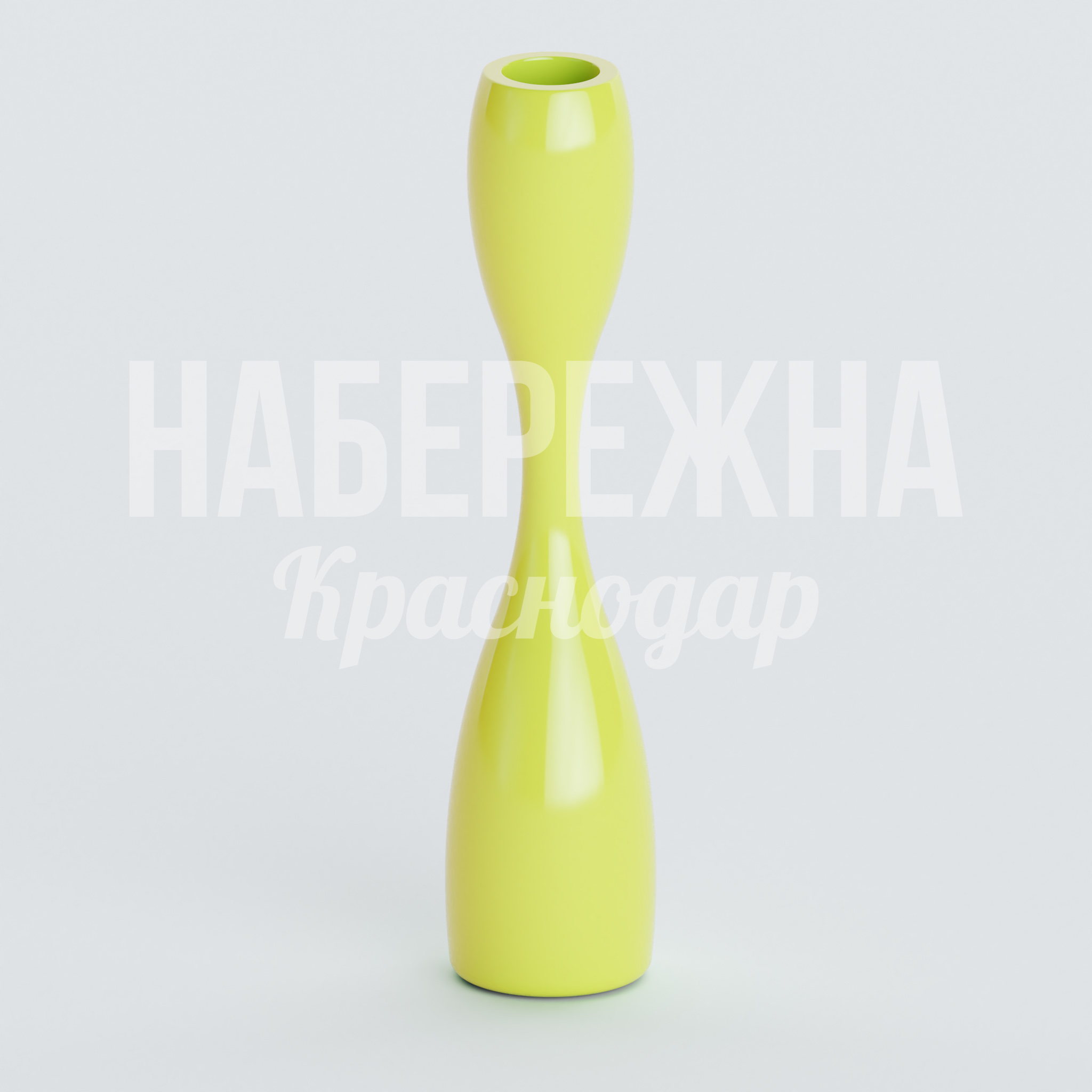 Вазон Mupo 300x300x1250 мм. ZVA-20.031 Вазон с глянцевым покрытием в форме песочных часов. Доступен в любом цвете RAL. Устойчив к выцветанию и влаге.