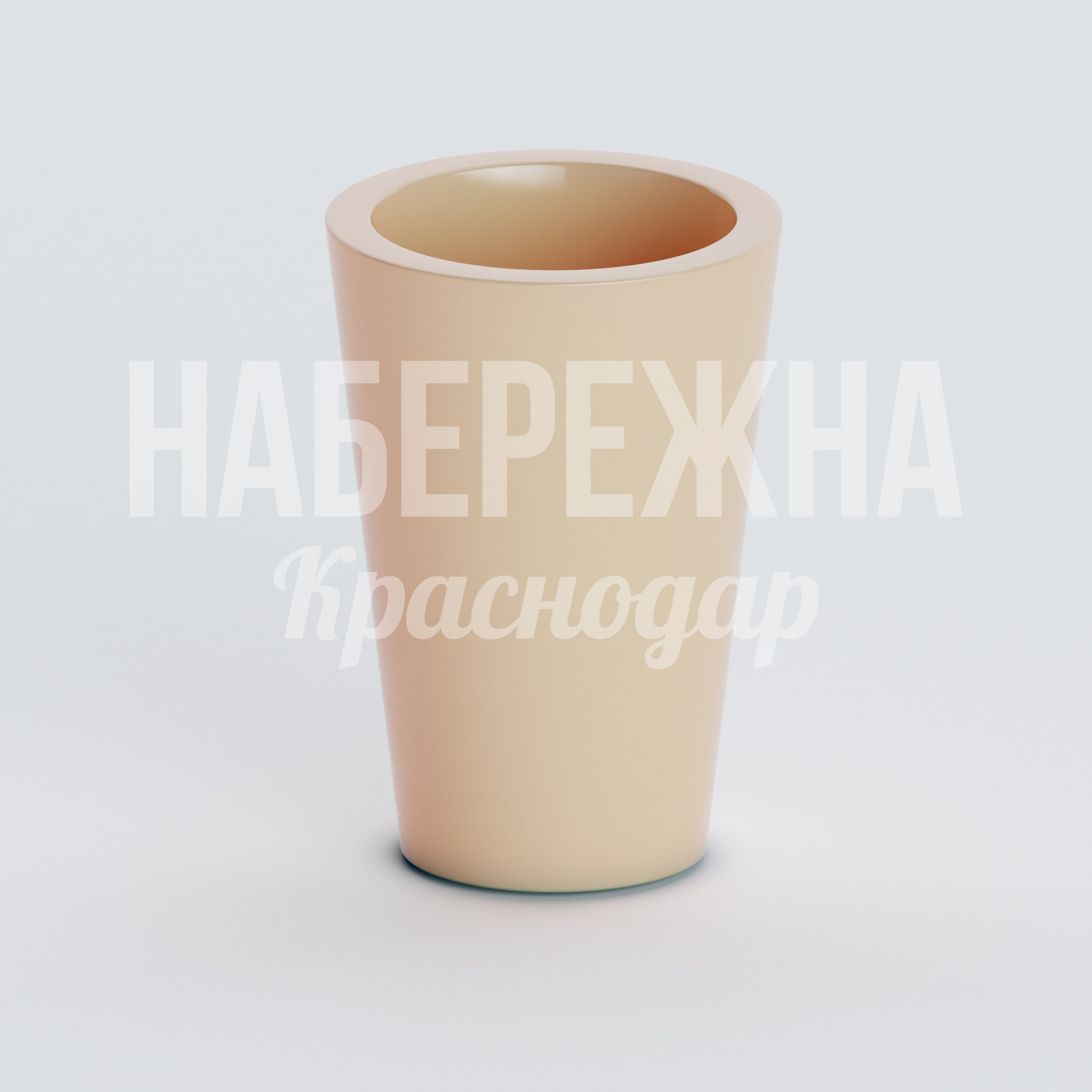 Вазон Oåba 1000x1000x1350 мм. ZVA-20.059 Вазон из композитного материала, устойчив к погодным условиям, подходит для озеленения городских пространств.