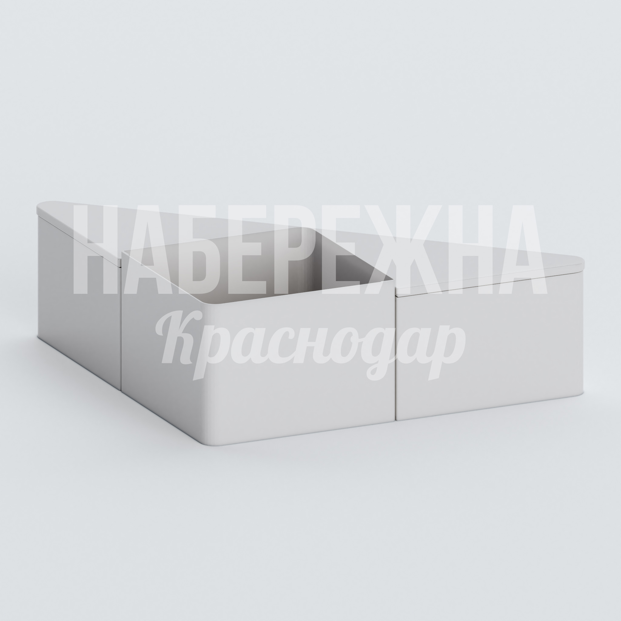 Лавка с вазоном Pimiv — купить, ZVA-20.087 | Набережна Лавка с вазоном Pimiv 1440x1440x500 мм. ZVA-20.087 Лавка со встроенным вазоном для озеленения. Цельная конструкция устойчива к влаге и перепадам температур.
