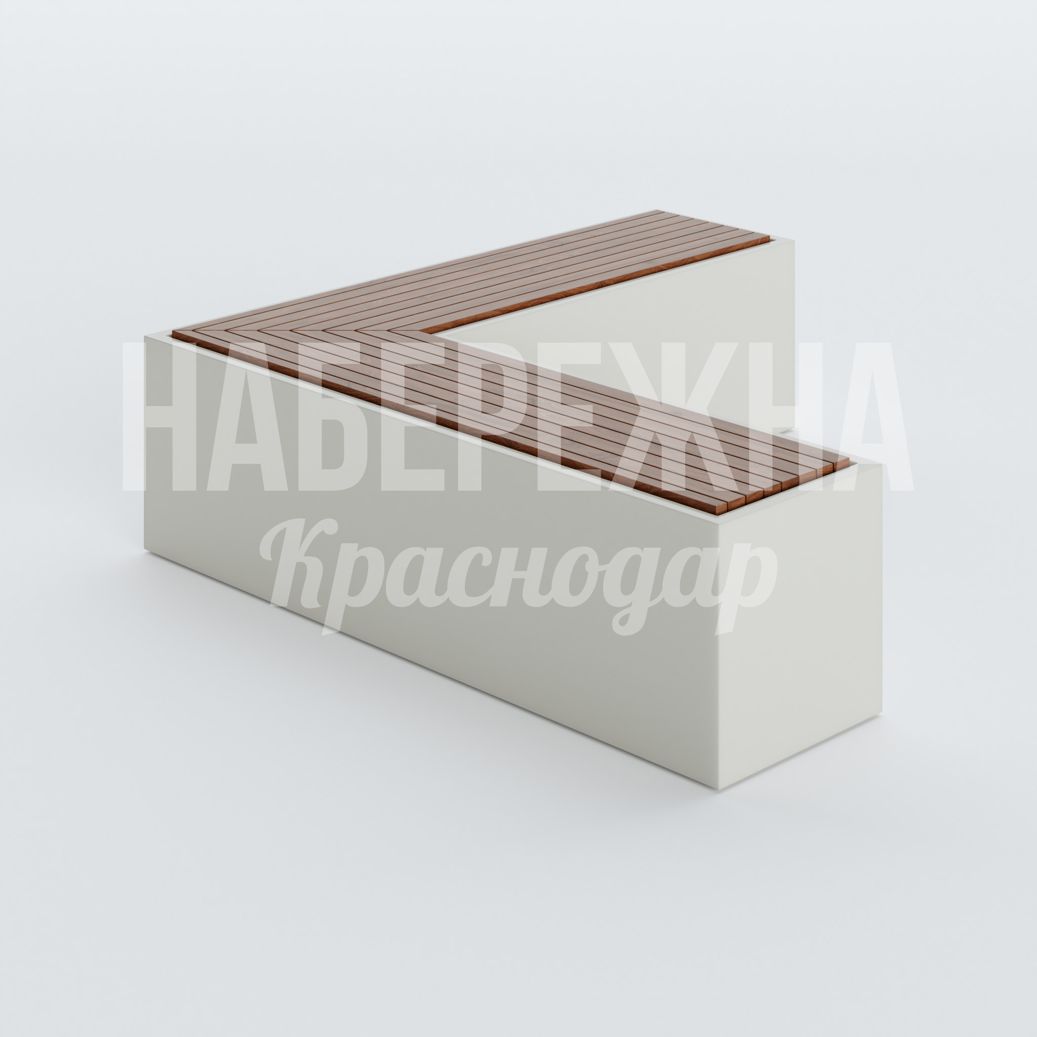 Лавочка Liep — купить, ZVA2-22.190-2 | Набережна Лавочка Liep 2700x1600x500 мм. ZVA2-22.190-2 Скамейка с ламелями из термодревесины на монолитном основании. Не требует обслуживания, устойчива к осадкам.