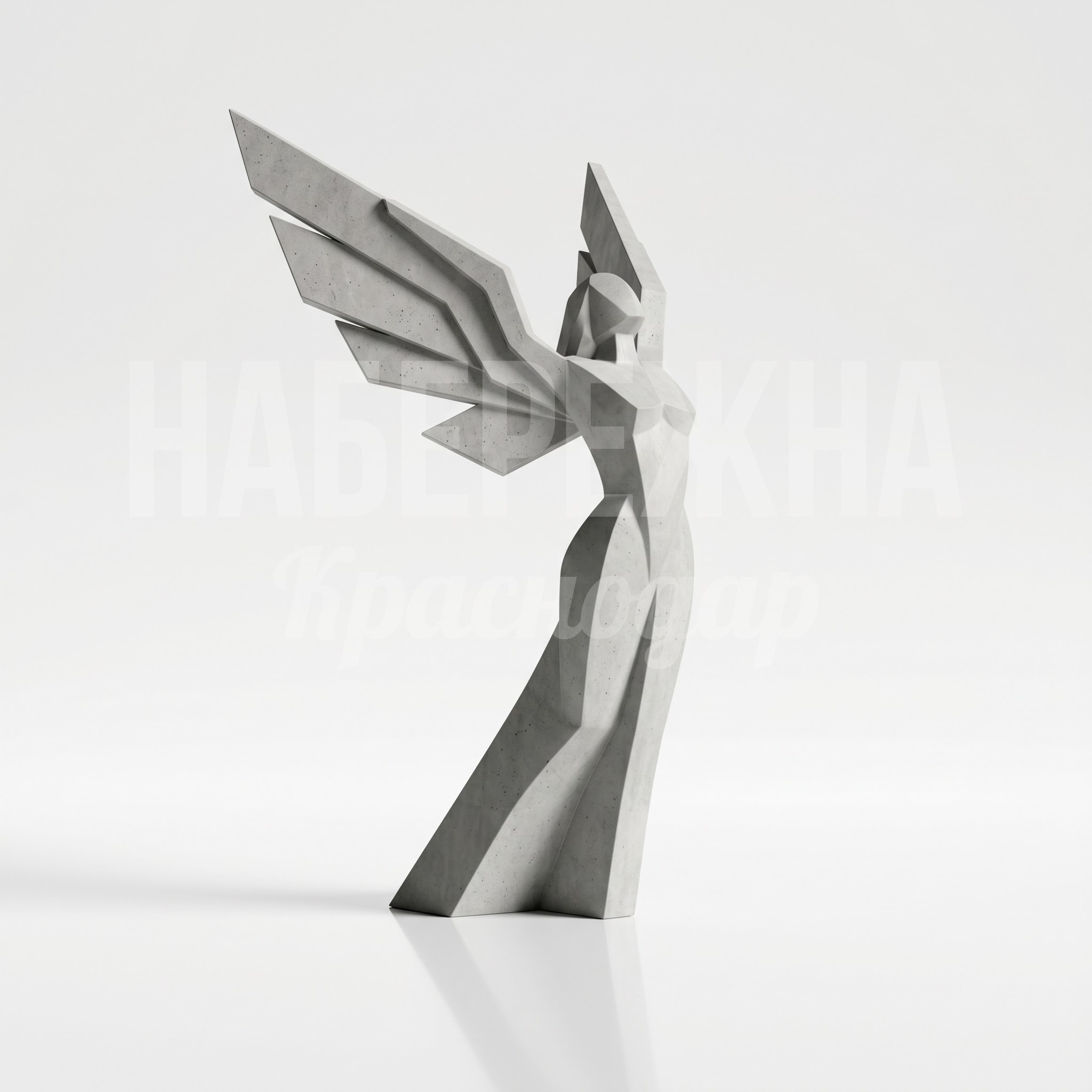 Фигура ангела из архитектурного бетона