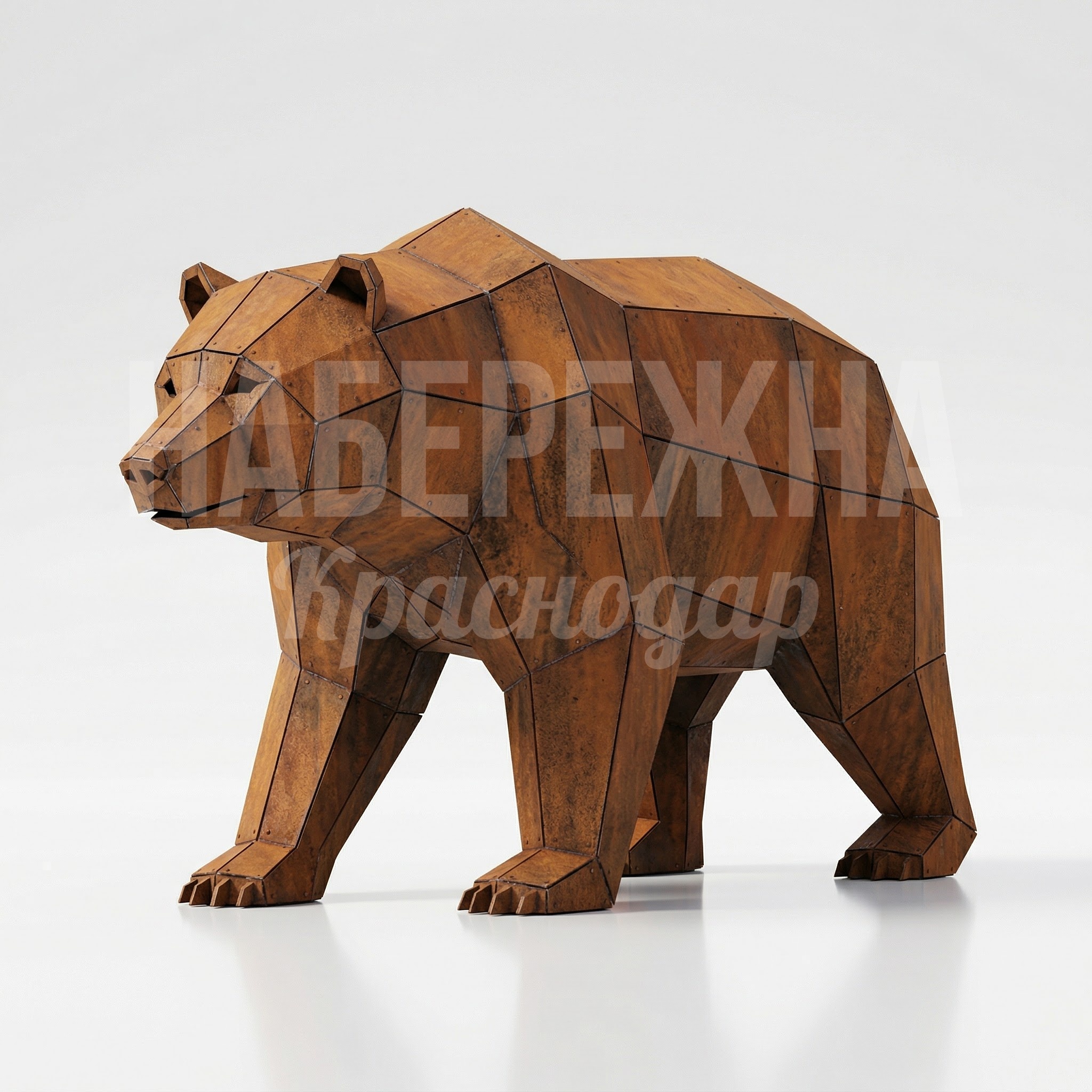 Фигура из кортеновской стали Медведь Фигура из кортеновской стали Медведь