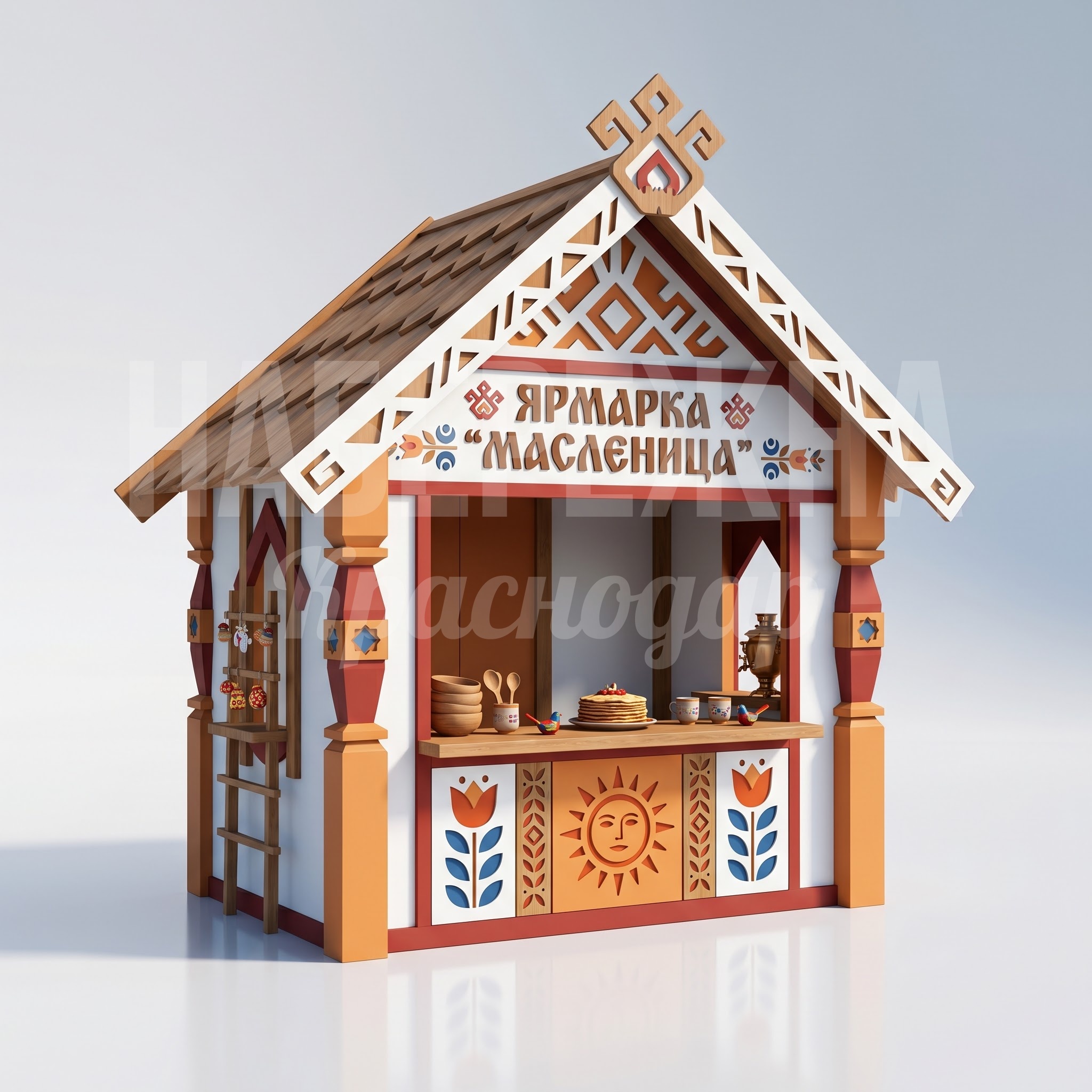 Ярмарочный домик для Масленицы Pöp