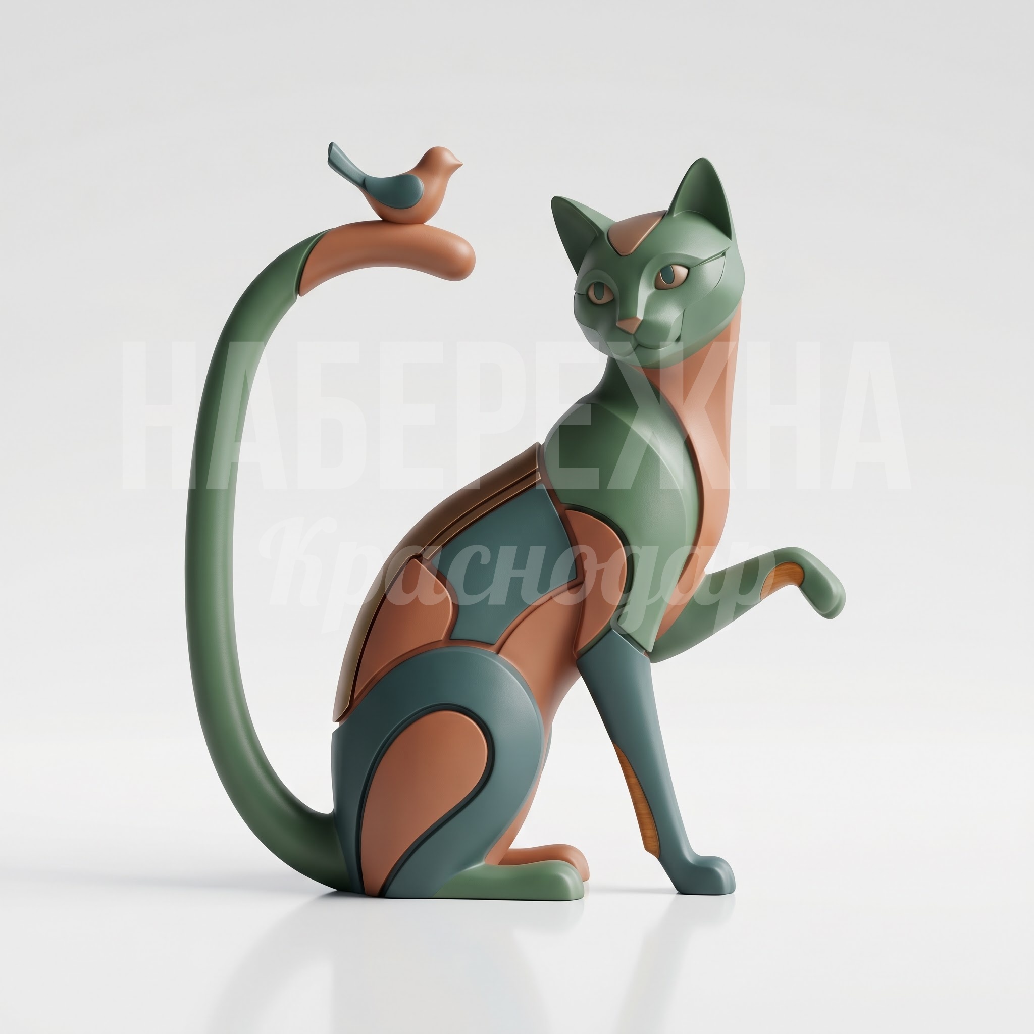 Кошка из стеклопластика