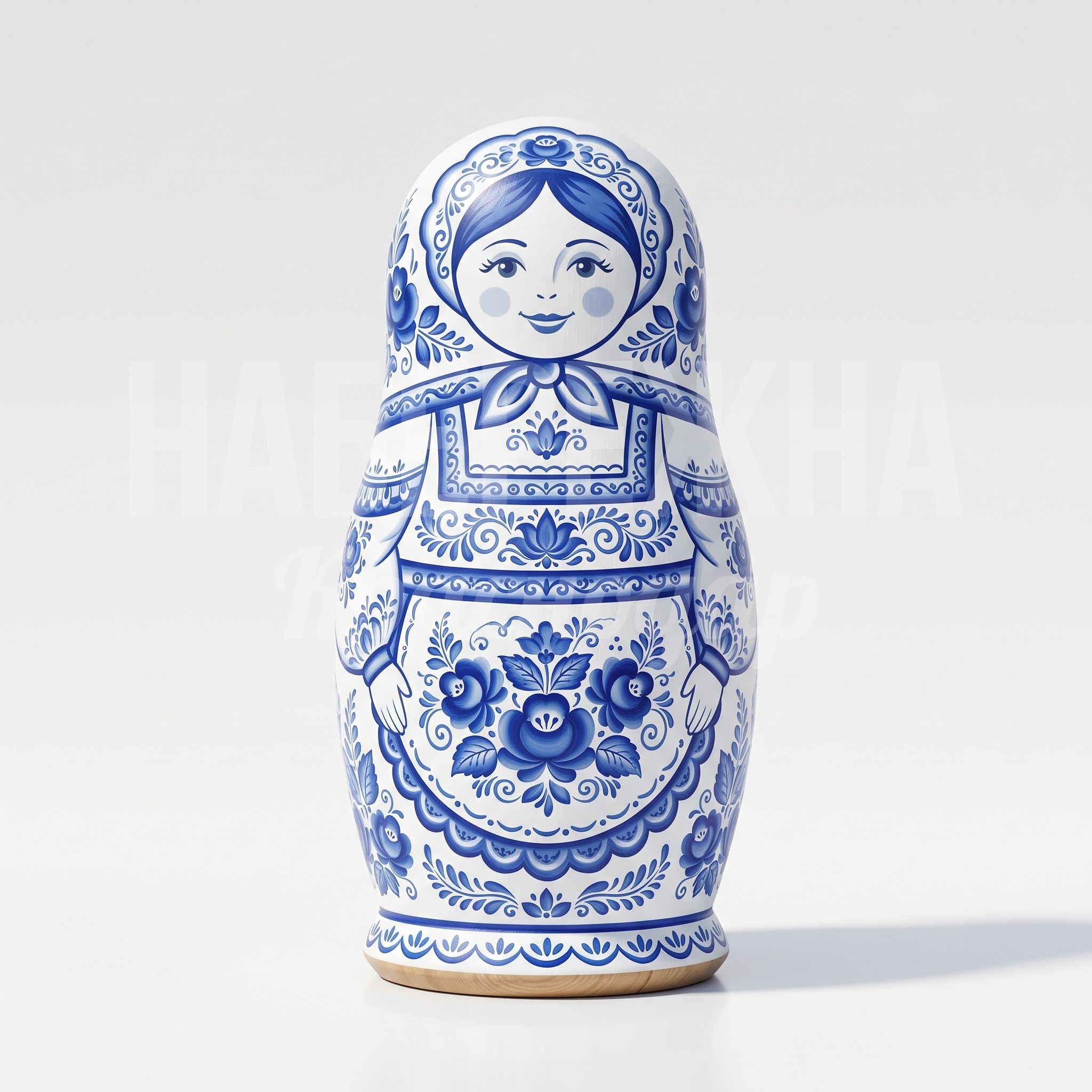 Матрешка гжель Матрешка гжель