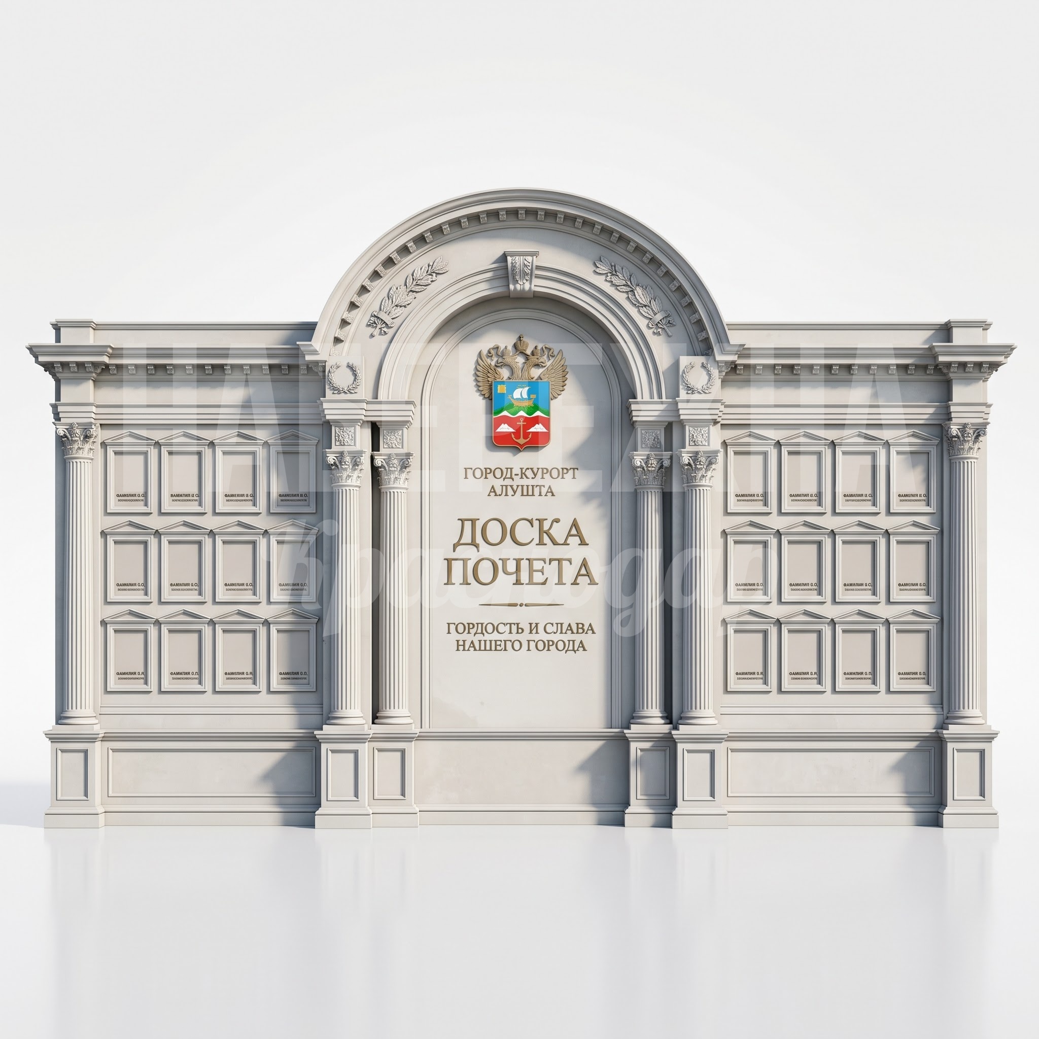 Монументальная доска почета для города Алушта Монументальная доска почета для города Алушта