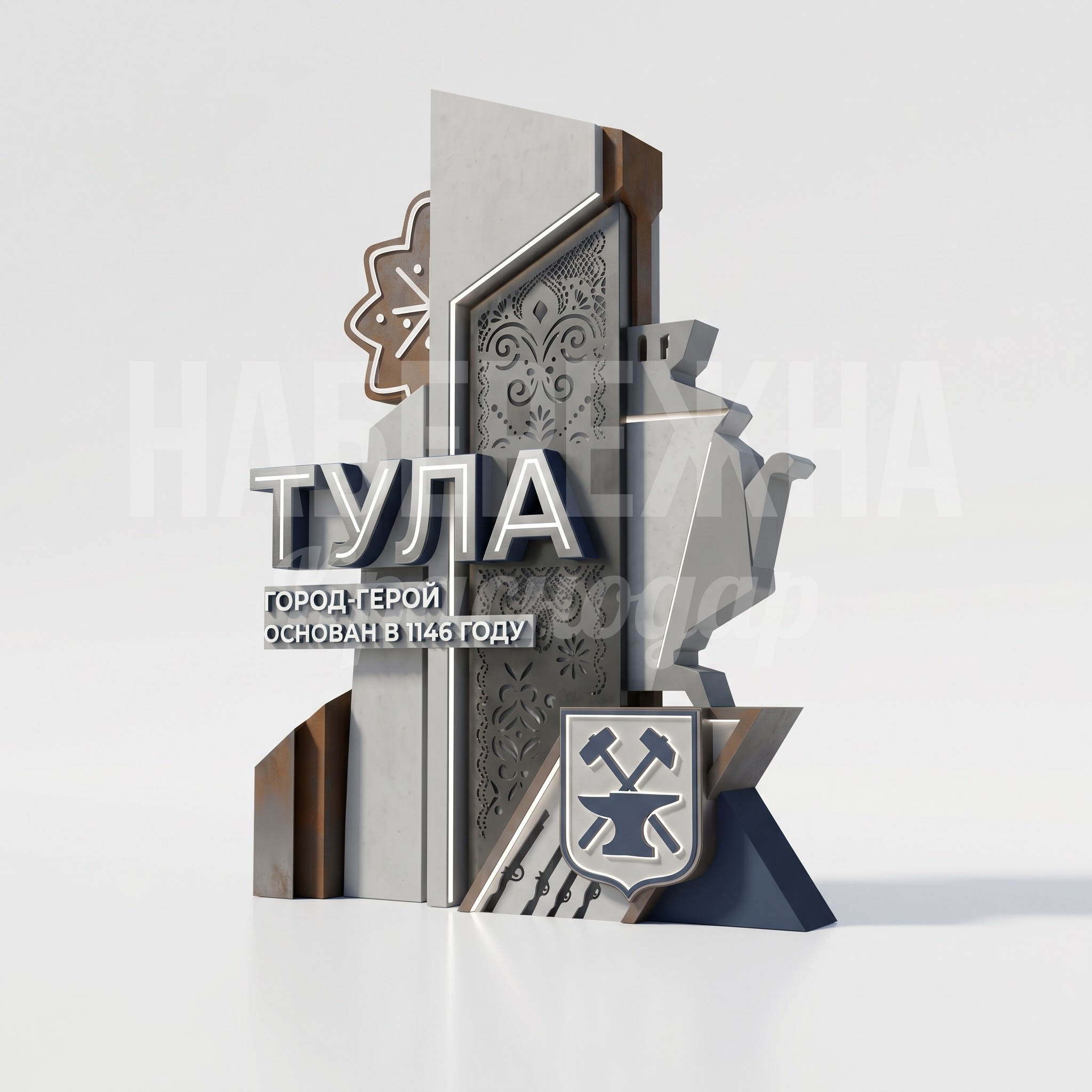 Приветственная стела для города Тула Приветственная стела для города Тула