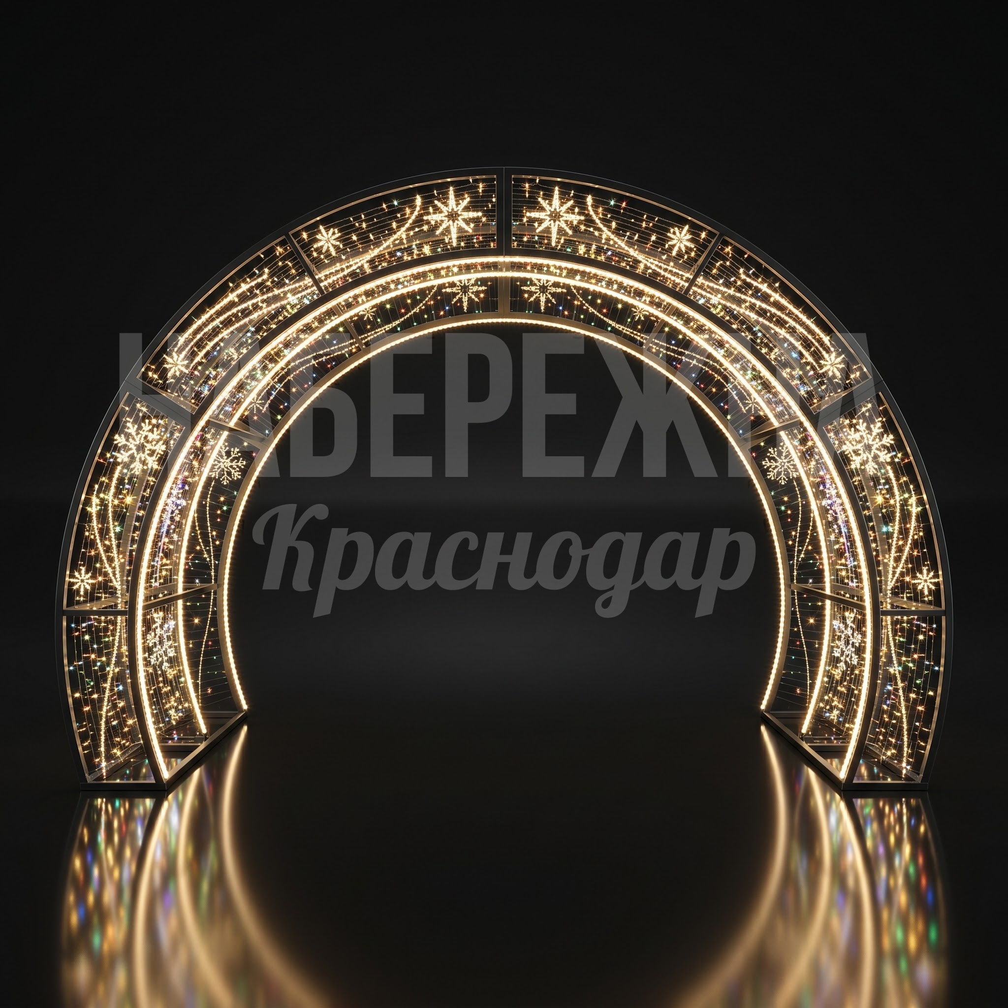 Рождественская световая арка Ucbeud