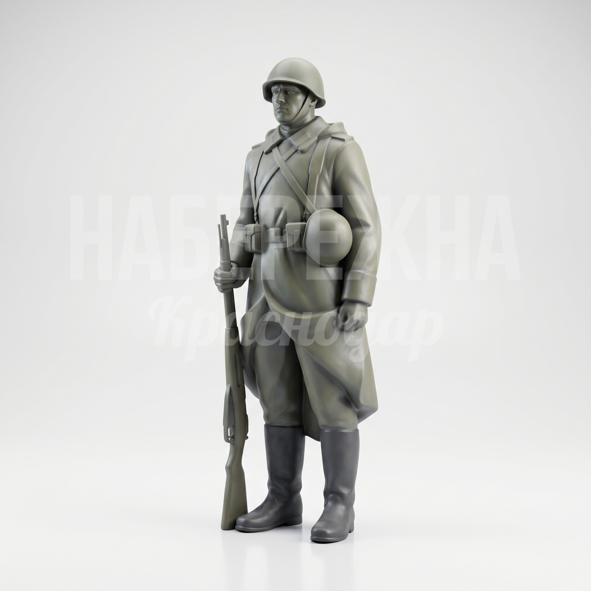 Солдат фигура из стеклопластика