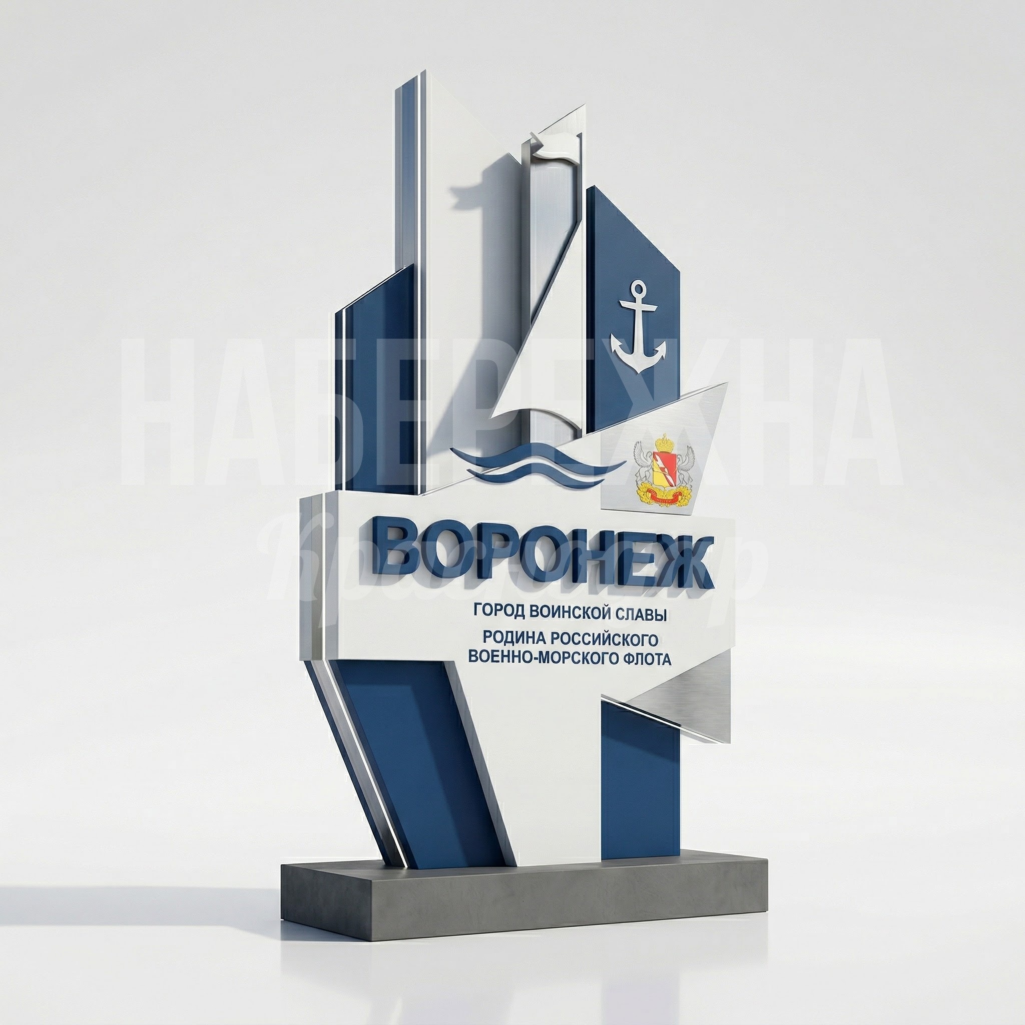 Стела для въезда в город Воронеж Стела для въезда в город Воронеж