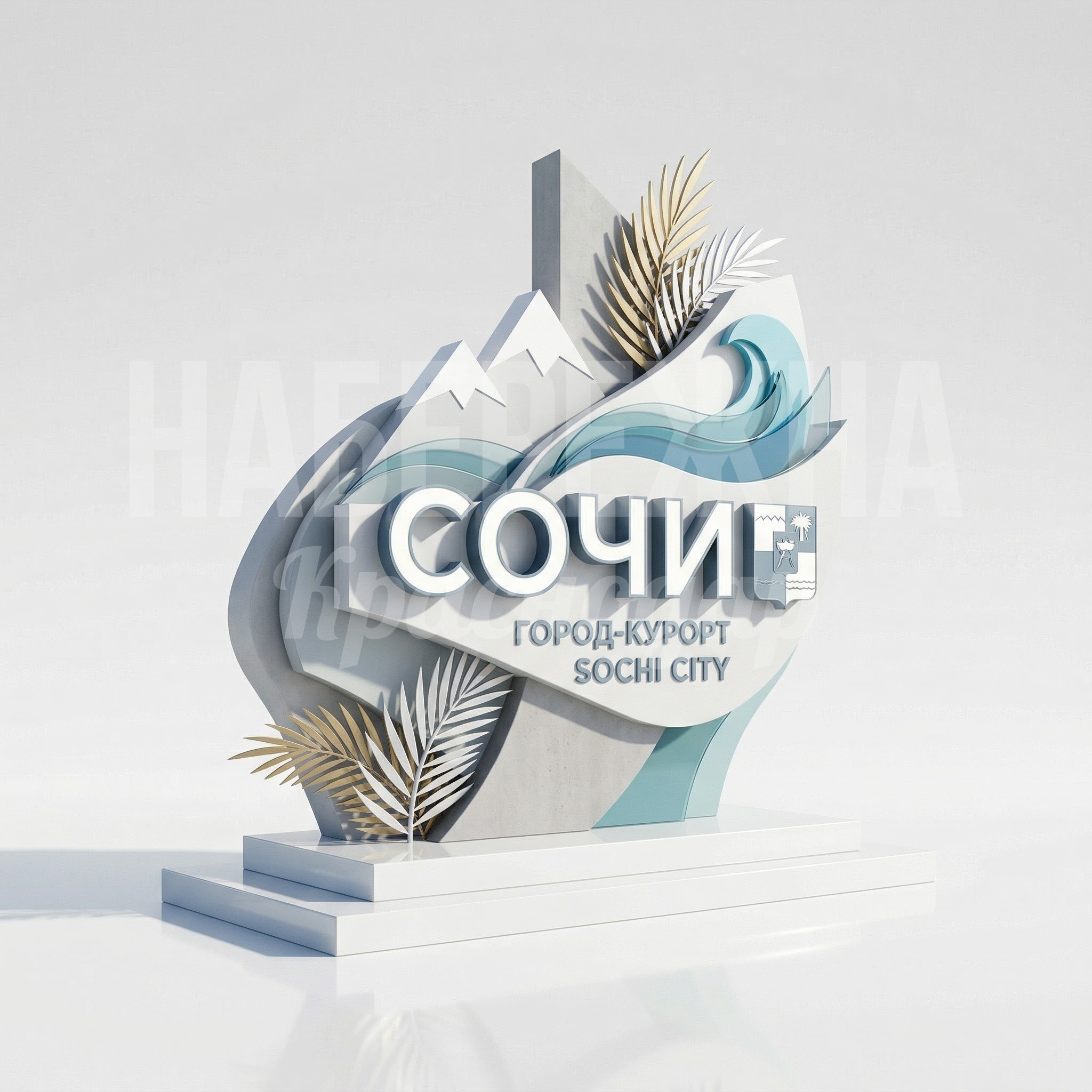 Стела на въезд в город Сочи Стела на въезд в город Сочи