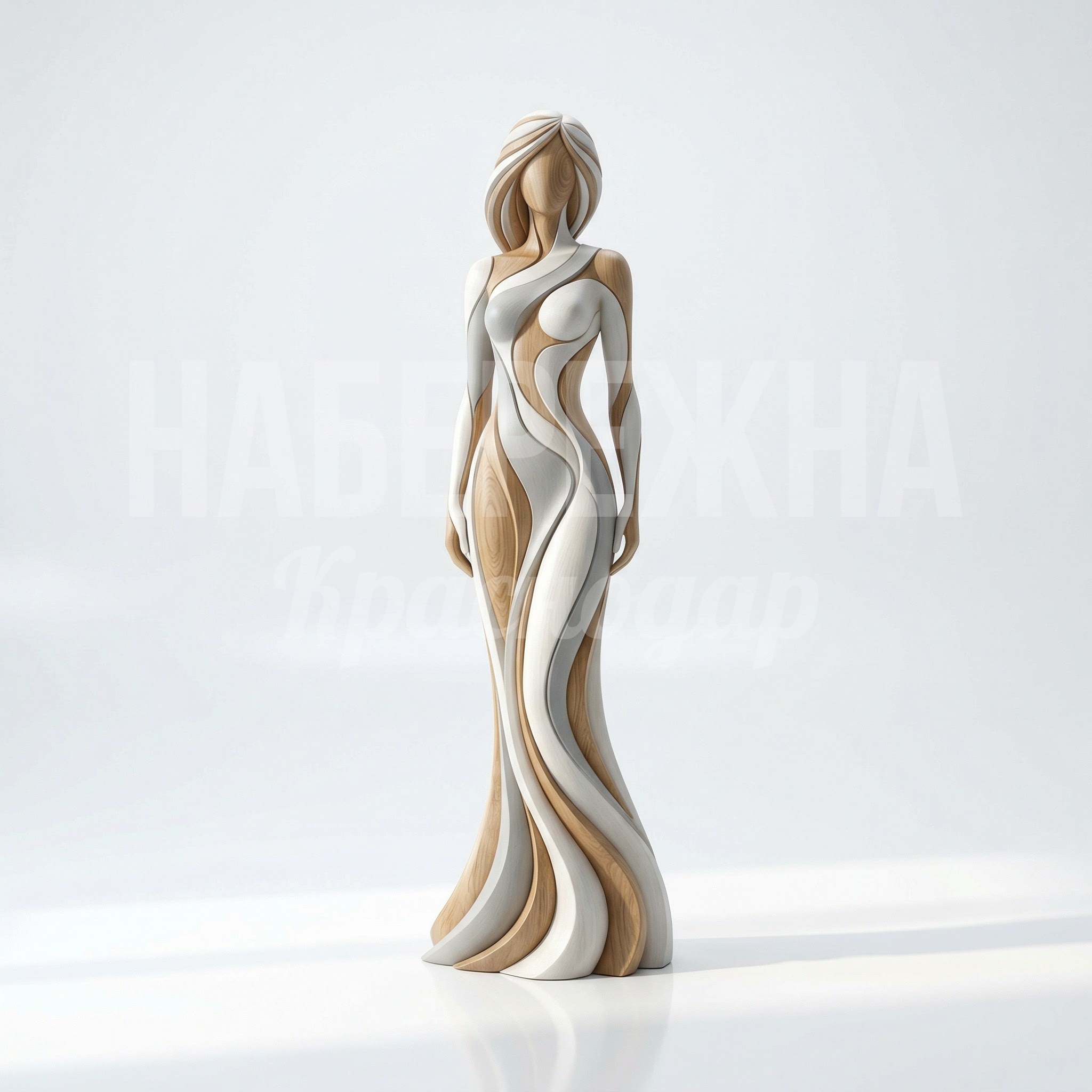 Женская фигура из дерева Женская фигура из дерева